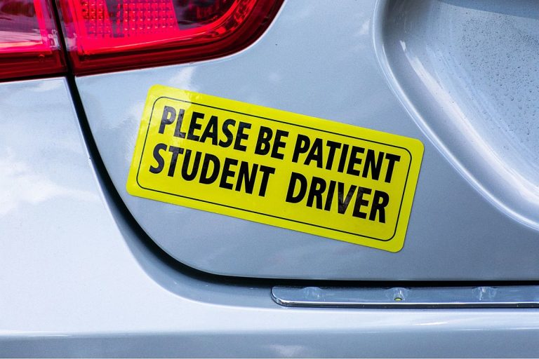 Student Driver Bumper Sticker
